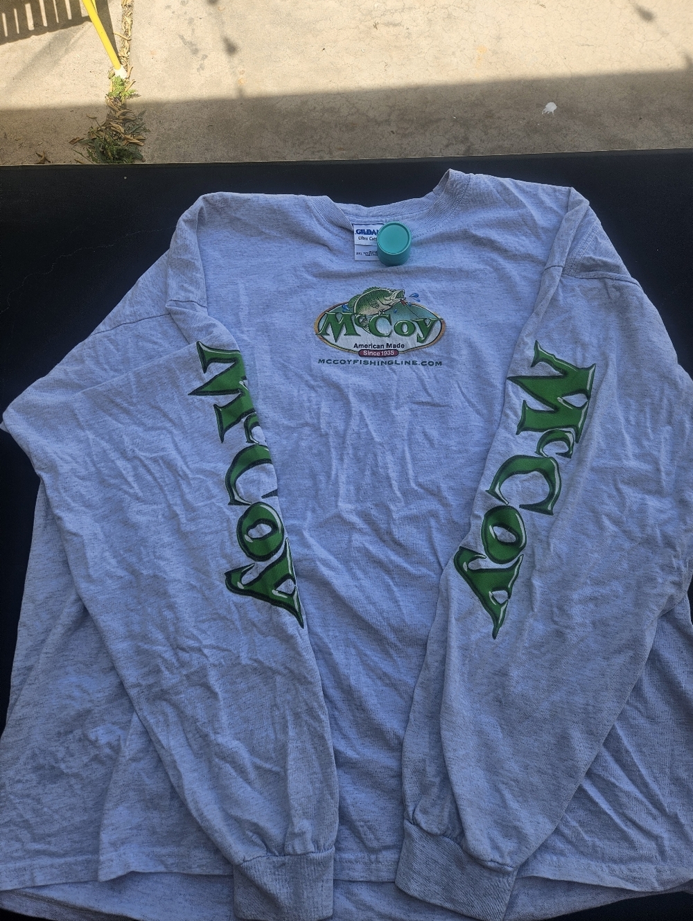 McCoy Fishing Line Y2K Long Sleeve Graphic Gildan Tee